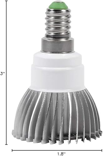 Miniatura 10 de Zerone Lámpara LED de crecimiento, bombilla de cultivo de plantas de 28 W, luz LED de crecimiento de 85 V 265 V, luz de crecimiento LED de espectro