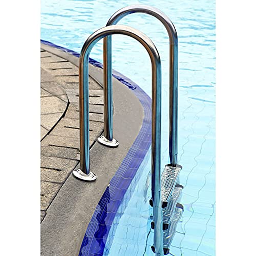 Escalera para piscina acero inoxidable 3 peldaños antideslizante miniatura 2