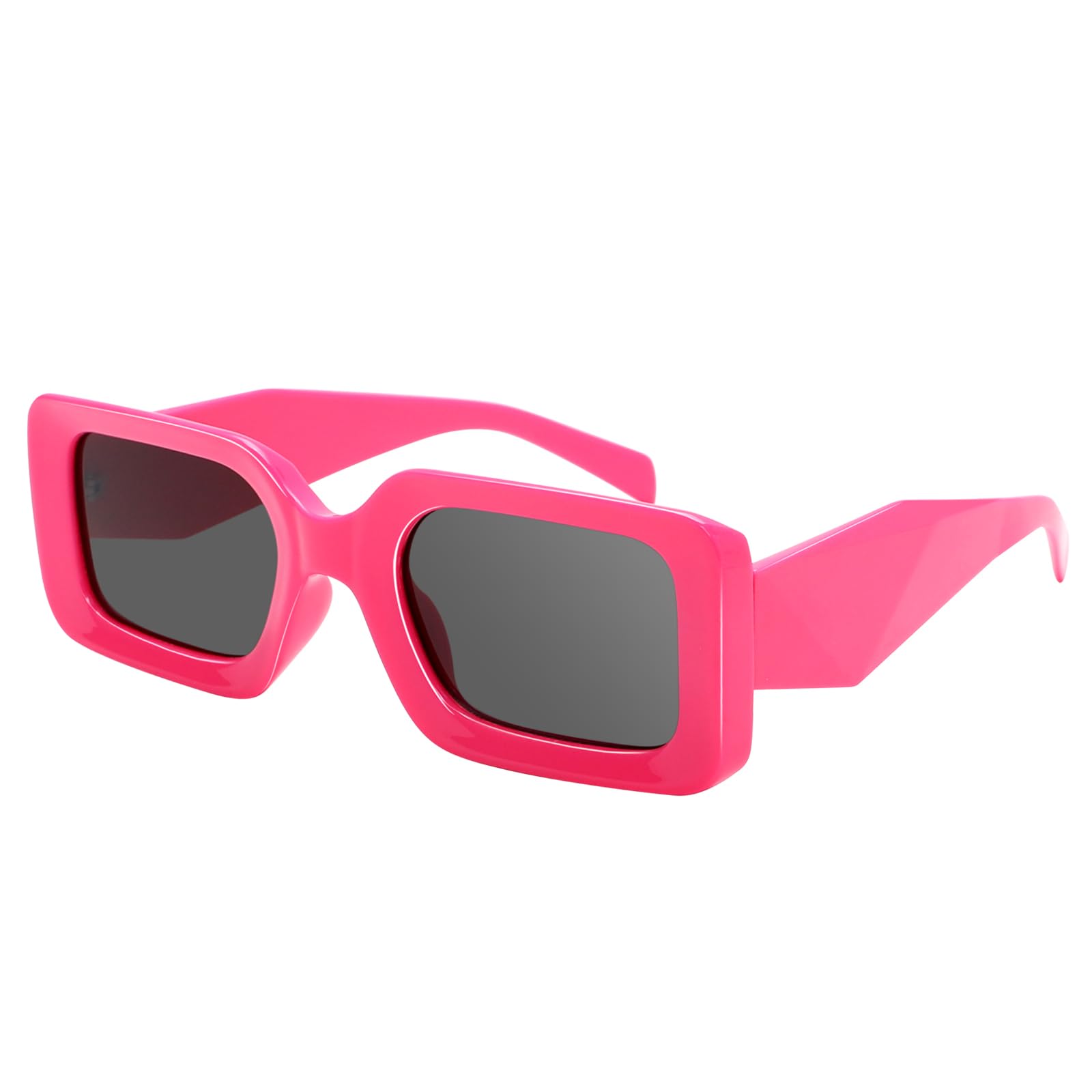 TYARectangle Sunglasses for Women Men- Trendy Shades Retro Square glasses Fashion 90s Eyewear