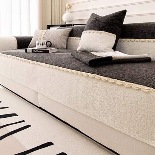 lzzkai ソファカバー マルチカバー 滑り止め 北欧風 ソファパッド ソファー ペット用 ソファーシート 座面カバー 2人掛け 肘付き 肘なし 汚れ防止 犬猫対策 ソファーベッドカバー 丸洗い ベッド ペットホーム ブランケット カウチ L形 ソファー