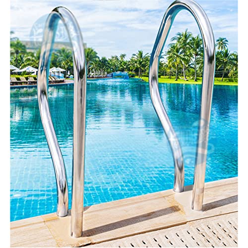 Barandal para piscina de acero inoxidable 304 resistente y ergonómico miniatura 3
