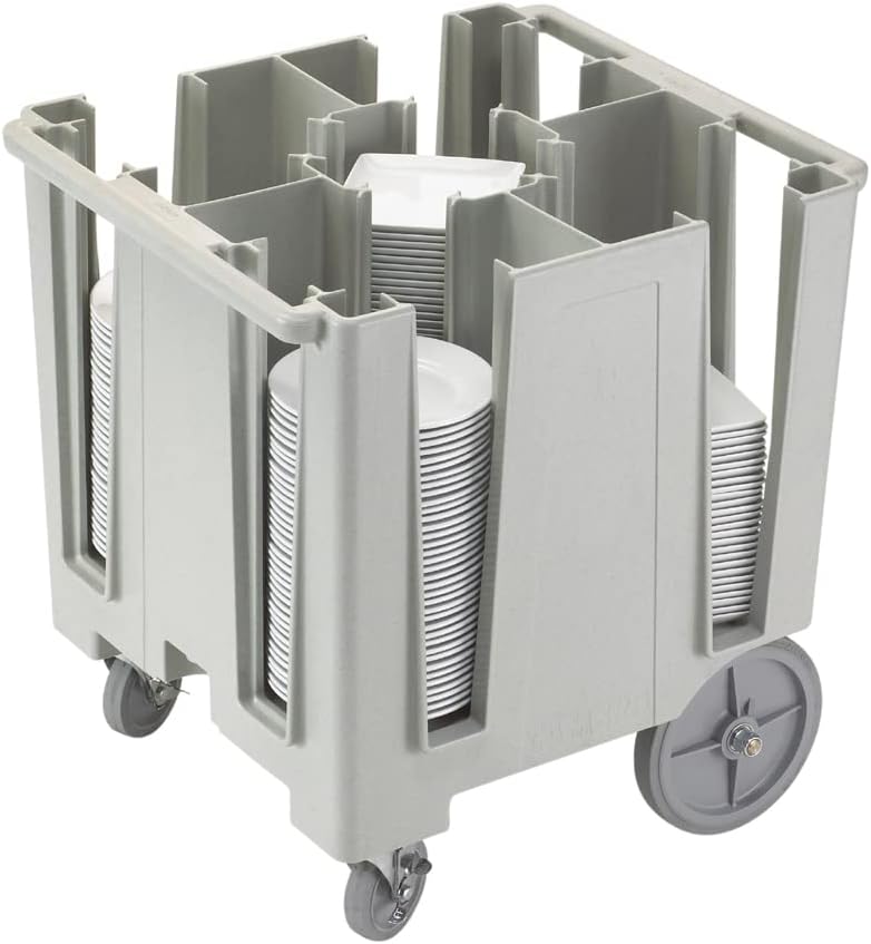 Cambro DCS950480 Versa Dish Caddy, Maximum Plate Size: 9-1/2" Speckled Gray DCS950-480
