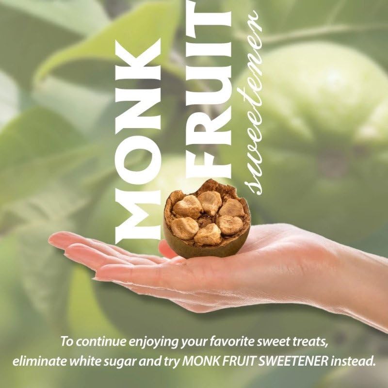 Edulcorante Natural Sin Calorías – Extracto de Fruta del Monje Líquido 10ml – Sabor Dulce Sin Regusto – Cero Azúcar – Vegano – 250 Dosis