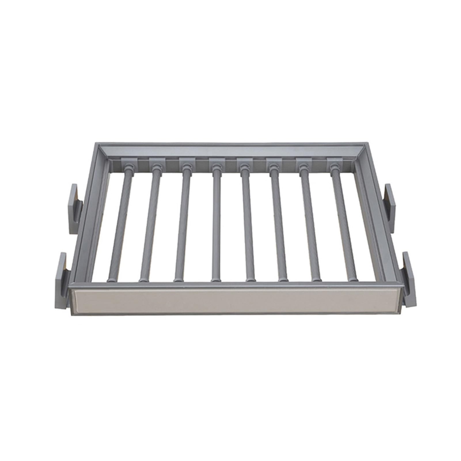 CAFIEDR Washing Machine Drying Rack, Pull Out Trousers Drawer, Aluminium Alloy Frame, Damped Silent Slide Rail, 35Kg Capacity.Width 564-614mm