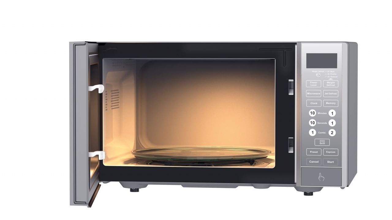 Beko forno a Microonde MGF23330S, 23 L, Digitale, Funzione Grill, Silver