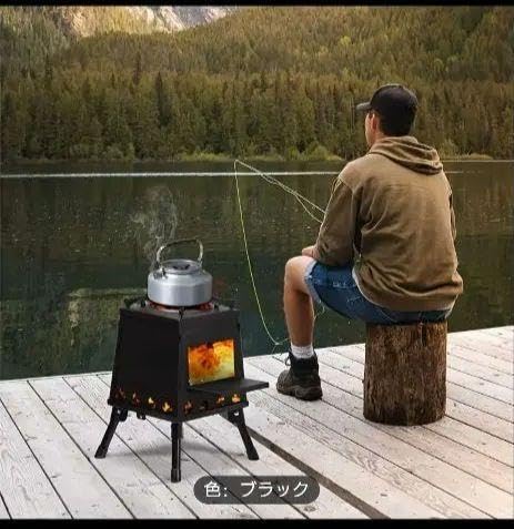 Amazon.co.jp: ブラック 薪ストーブ キャンプ用 値下げ交渉不可 : DIY