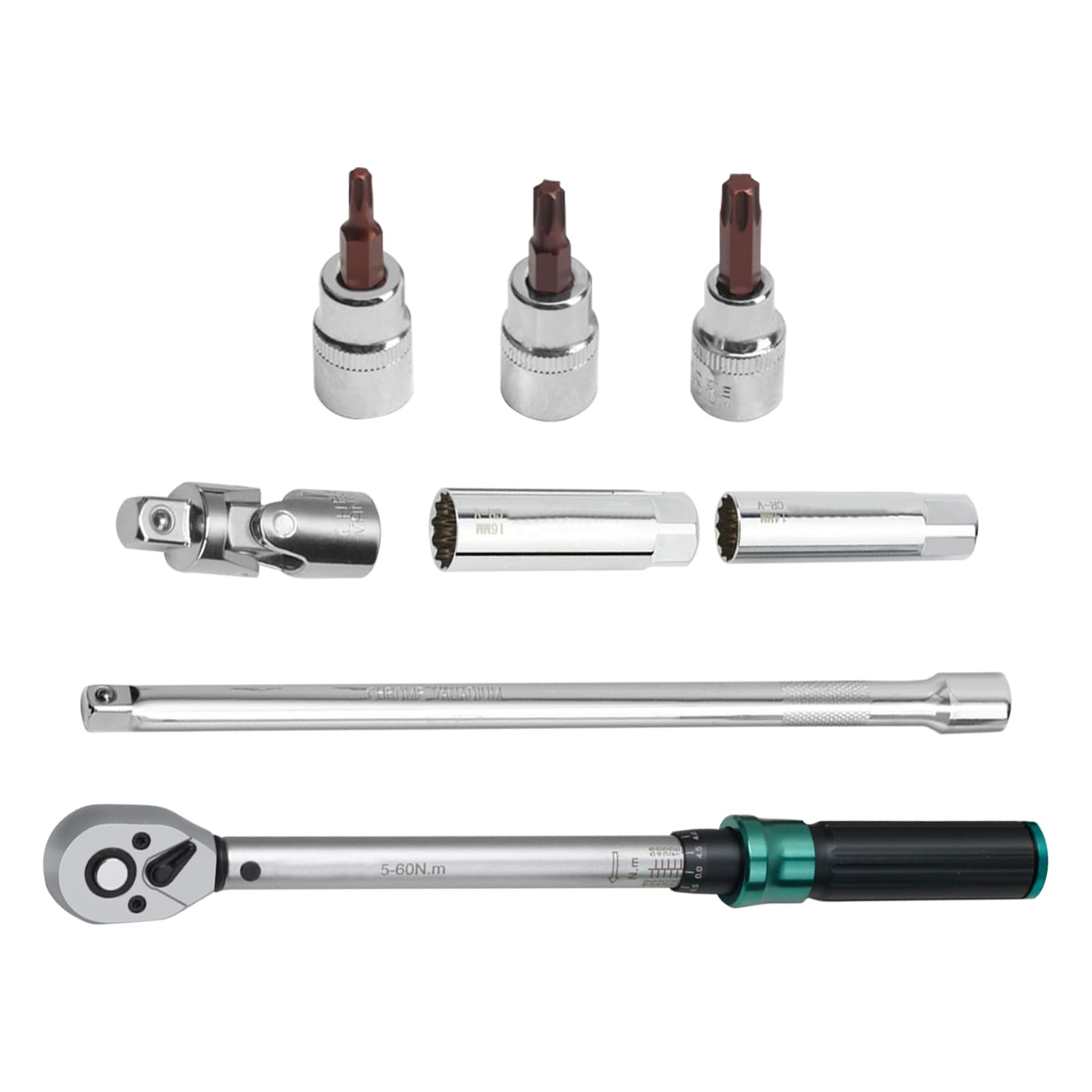 Juego de enchufe magnético genérico, unidad Torque Kit, 3/8 pulgadas con | imán interno, 14 mm 16 mm Plug Tool, Removal Gear with Professional Style, Engine Maintenance for Cars