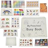 Libro occupato prescolare, Libro occupato per bambini piccoli,Libro di attività per bambini impegnati | Cartella di attività di apprendimento del design portatile, giocattolo per ristorante, casa