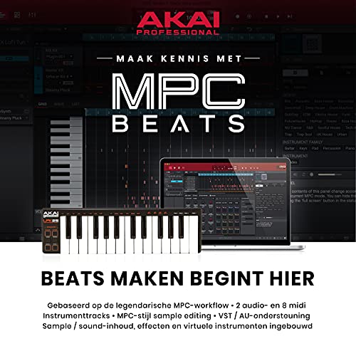 AKAI Professional LPK25 - 25-toetsen draagbare USB MIDI keyboard controller voor laptops (Mac en PC) - Image 5