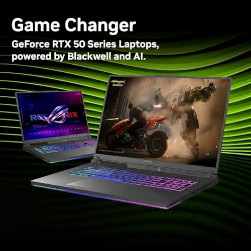 Image of ASUS ROG Strix G18 2026 AI Gaming Laptop Copilot + PC 18 inch 2.5K Nebula 240Hz Display (Ryzen 9 8940HX, GeForce RTX 5070 8GB, 16GB DDR5, 1TB SSD, RGB KB, WiFi 6E, BT 5.4, Win 11 Home) w /DKZ Hub