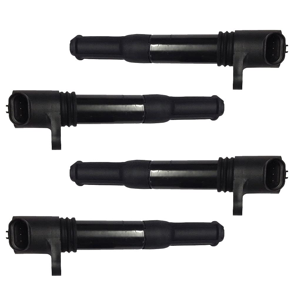 Paanjo Igntion Coil Compatible with Tata Manza 4-Pieces (Set - 1) (OEM Ref Part No:46777288)