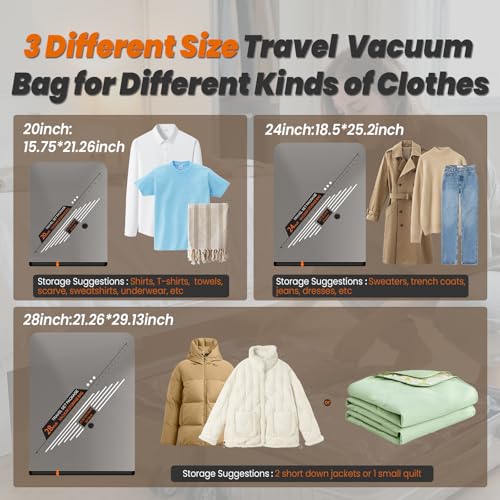 Bolsas al vacío para equipaje que multiplican el espacio de tu armario 6