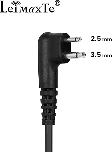 Miniatura 2 de Micrófono de altavoz de radio bidireccional compatible con Motorola CP200, GP300, CLS1110, CLS1410 impermeable IP56 Walkie Talkie con PTT y conector