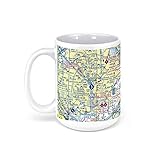 Ronald Reagan Washington National Airport (DCA), Arlington, VA, USA FAA Sectional Aeronautical Charts Chart Mug, 15oz