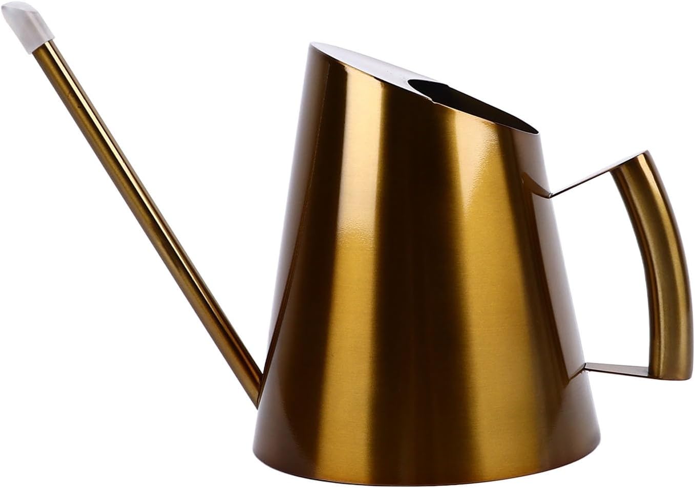 Stainless Steel Watering Can Vintage Nordic Style Long Spout Water Can for Succulent Bonsai Garden Flower 1.5L Capacity Gold