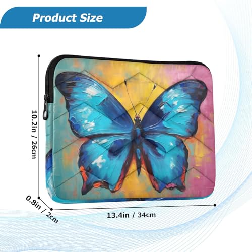 Funda para portátil tipo sobre con mariposa para laptops 13-14 pulgadas miniatura 3
