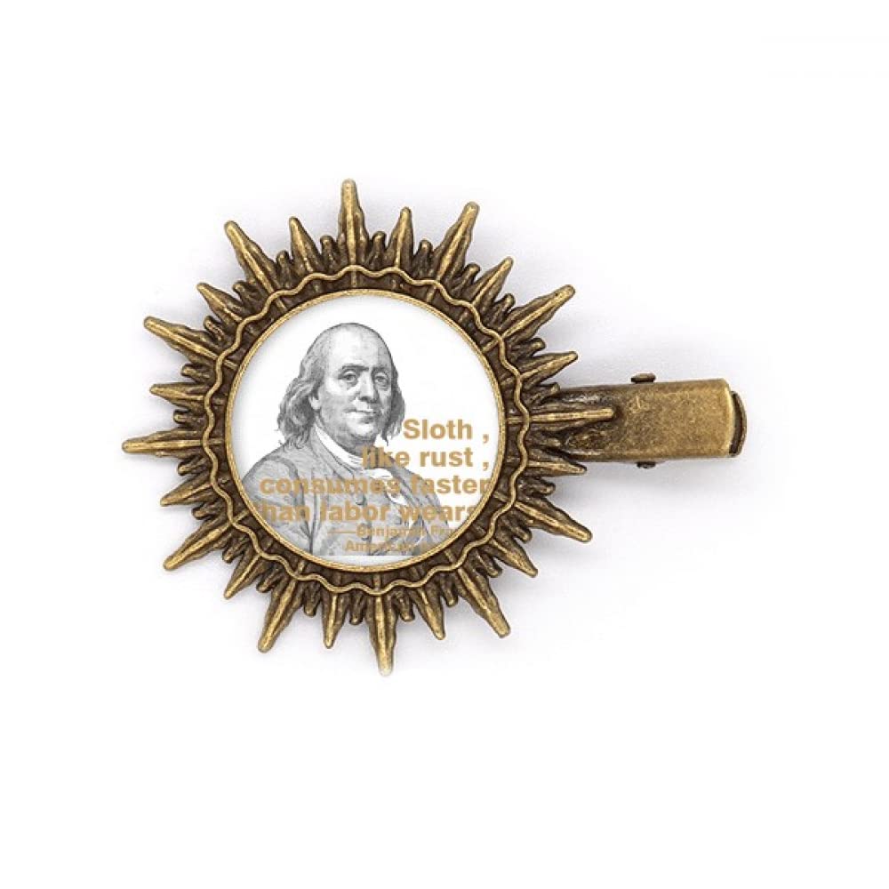 compBenjan Invented Money Politics Hairpin Sun Headwear Retro Metal Clips Pin