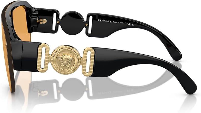 Versace Man Sunglasses Black Frame, Dark Grey Lenses, 0MM