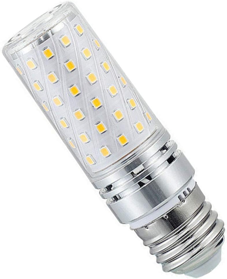 JKLcom E27 LED Corn Bulbs 15W LED Candle Bulbs 15W LED Candelabra Light Bulbs,120W Incandescent Bulbs Equivalent,Warm White 3000K,E26/E27 Medium Base, Non-Dimmable, Pack of 4