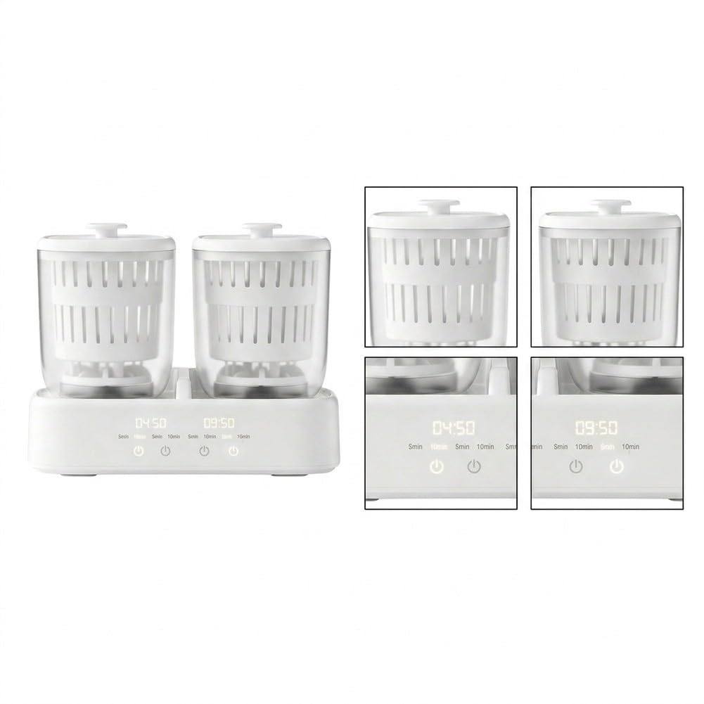 Lavadora portátil de 2,5 litros con centrifugado para ropa interior, 7200 mAh USB