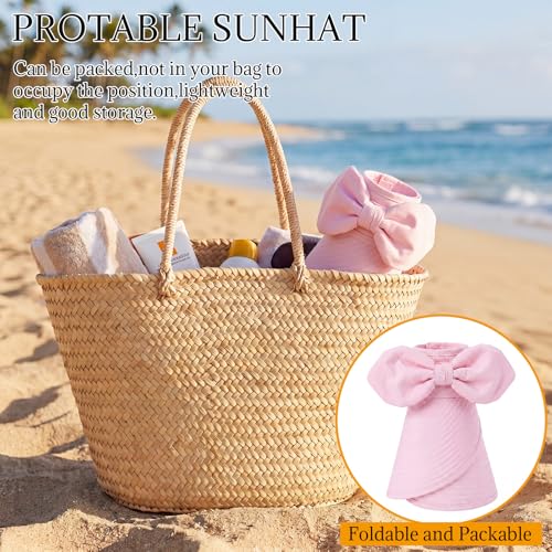 2 Pack Sombrero UV Mujer Ala Ancha miniatura 4