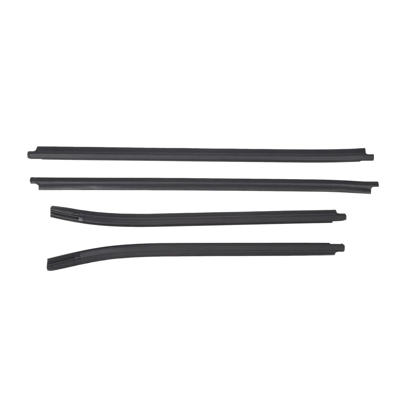 Car Seal Strip 4PCS Car Window Weatherstrip Seal Belt Moulding Trims Rubber 68161 0K010 for Toyota for SR5 Vigo MK6 Pickup 2005-2015