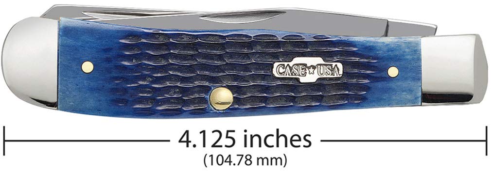 Amazon.com : Case WR XX Pocket Knife Navy Blue Bone Trapper