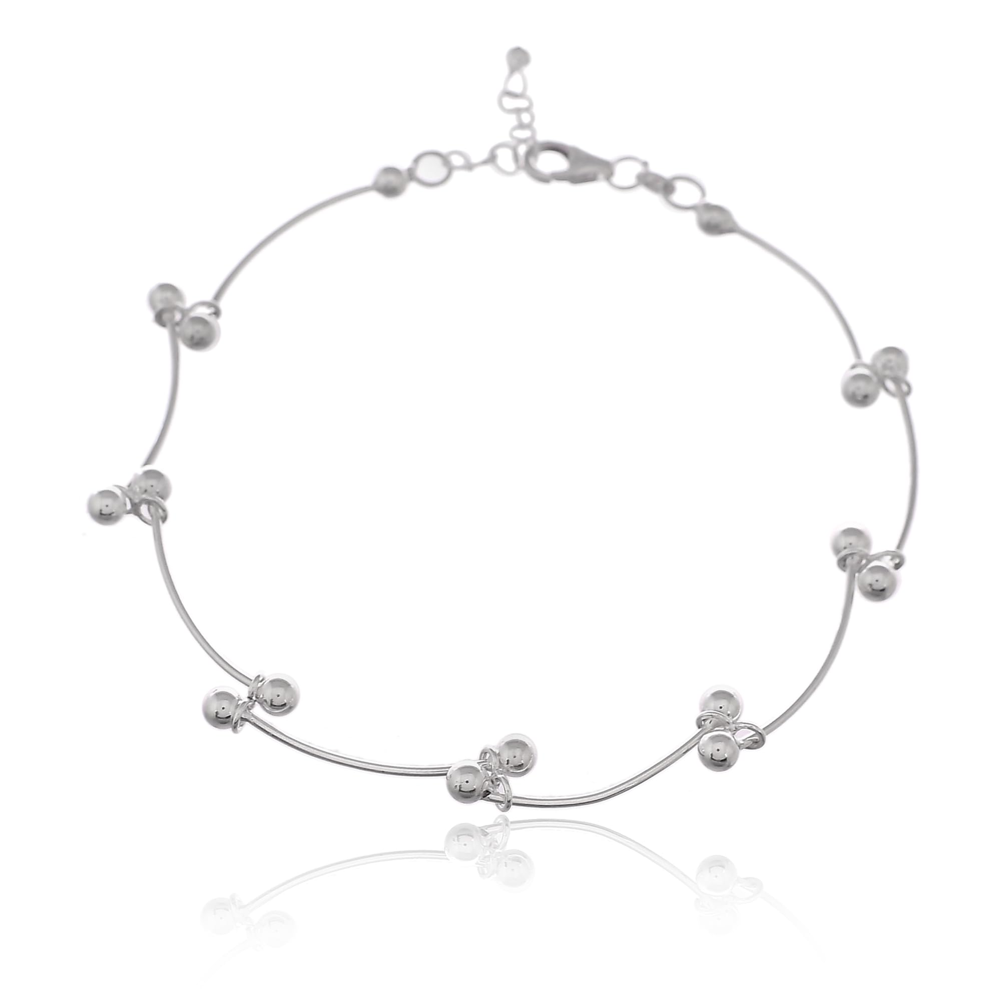 NEMICHAND JEWELS Pure 925 Silver wavy Anklet Payal for Women (1PC) (10 inch + extention) (B0CWF6DKP4) Amazon Price History, Amazon Price Tracker