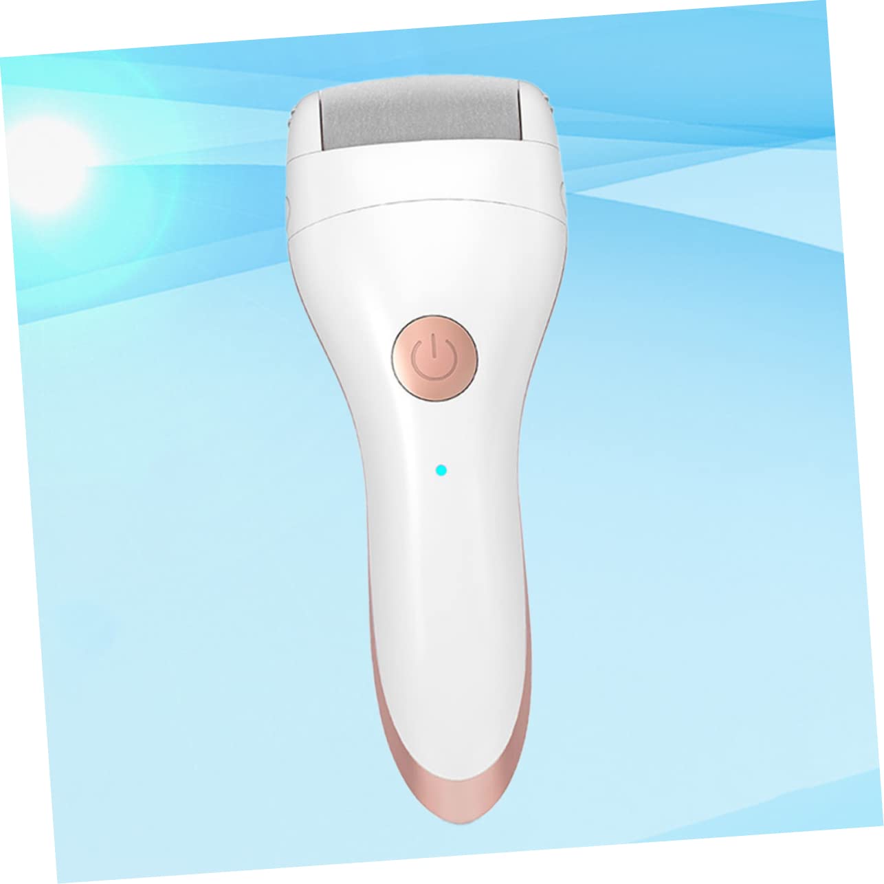 Rimuovi Calli Elettrico per Piedi Ricarica Usb, Impugnatura Ergonomica, per Talloni e Dita, Plastica e Metallo, Uso Domestico