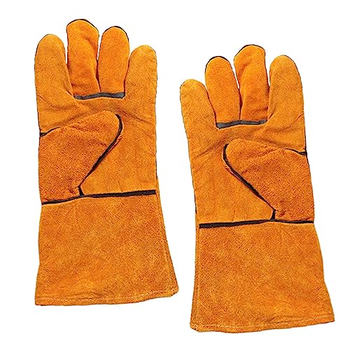 LOORGVEL 1 Par Guantes de Bbq Resistentes al Calor para Cocinar y Guantes Aislantes de de para Camping y Barbacoa Protección para y Muñecas Uso Cocina y Horno