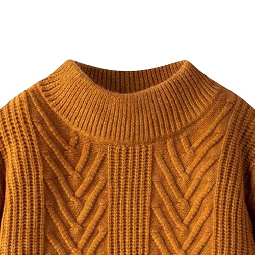 Men's Cotton Causal Crewneck Pullover Cable Knit Warm Long-Sleeve Lightweight Casual Knitted Sweaters3