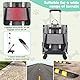 Opetdo 3 in 1 Transportrucksack mit Rollen Hund/Katze (< 15kg), Höhenverstellbar Faltbar,Eine Hervorragende Wahl für Stadt- und Wanderausflüge, Atmungsaktiv und Weich (Grau)