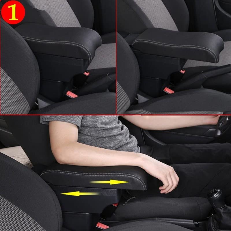 Coussin D'accoudoir Pour Toyota Yaris Cross 2021-2024 - Housse Mémoire De Forme, 2 Poches Latérales, Installation Facile