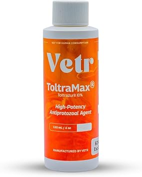 Toltrazuril 10.0% for Horses, Dogs, Cats,120mL/4 Ounce, for Non-Food Chain Animals, Alfalfa