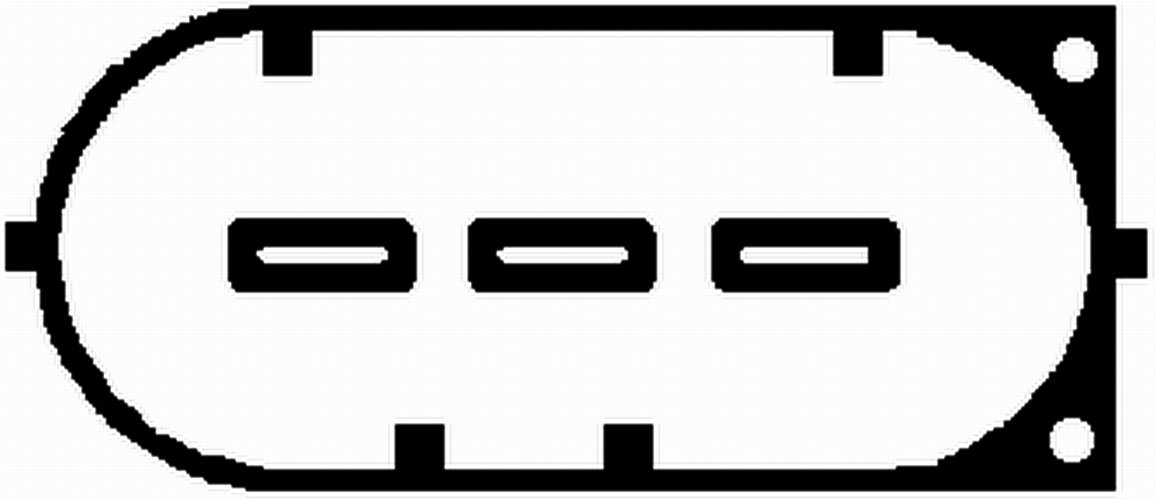 HELLA 6PU 009 121-701 Sensore, Posizione albero a camme, 12V, 3a... poli, con guarnizione, senza cavo