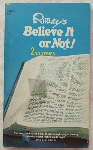 Ripley's Believe It or Not!: 2nd Series 0671550861 Book Cover
