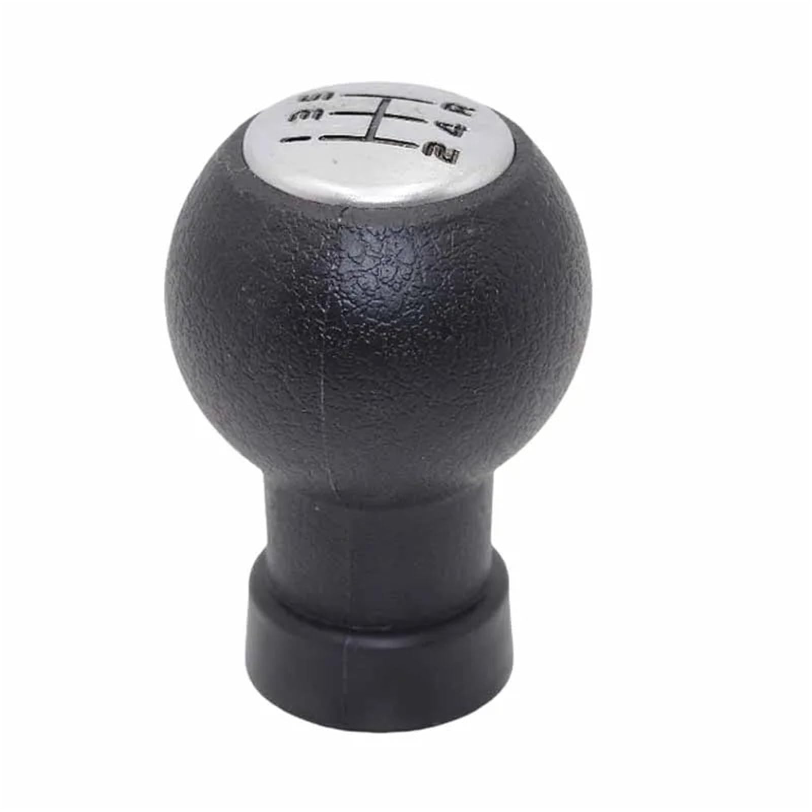 EHWLFVX Car Gear Shift for Fiat for SEDICI 2006-2014 Gear Shift Knob Lever Change Gearbox Shifter Plastic Manual Selector Transmission Handle(Silver Black)