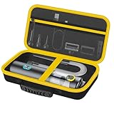 Picture of HESPLUS Storage Case for Fanttik Slim V8 Apex / V8 Mate / V10 Apex / V10 Mate Car Vacuums - Cordless Handheld Vacuum Carrying Bag for Travel, Blackyellow (Case Only)