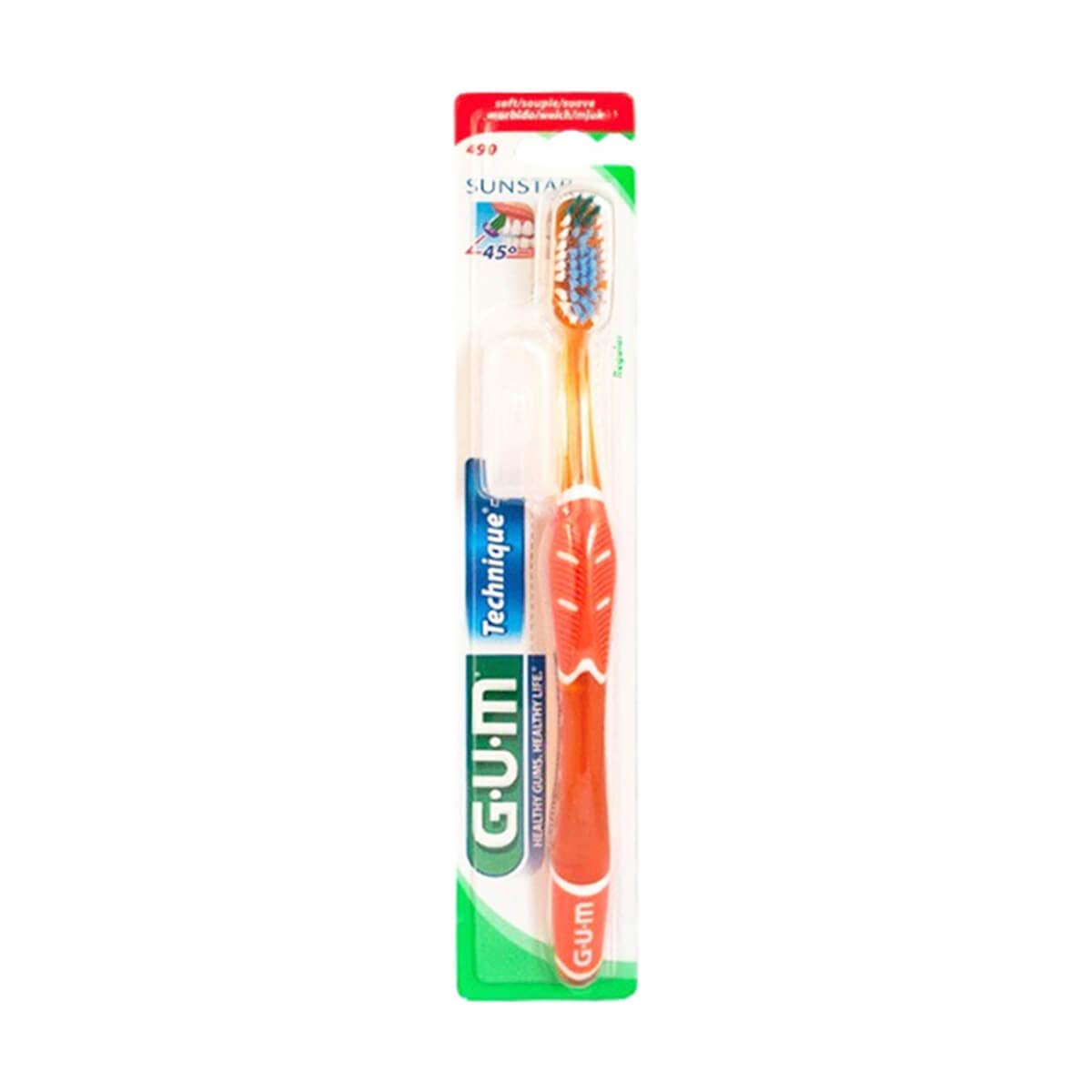 Gum Technique+ Toothbrush Soft Normal 490 Green