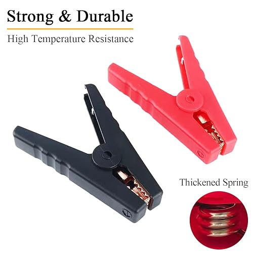 Miniatura 3 de Cables de puente con adaptador compatibles con batería Dewalt de 20 V, batería portátil de 1.3 pies 8 AWG Dewalt Jumper Starter automotriz cables de