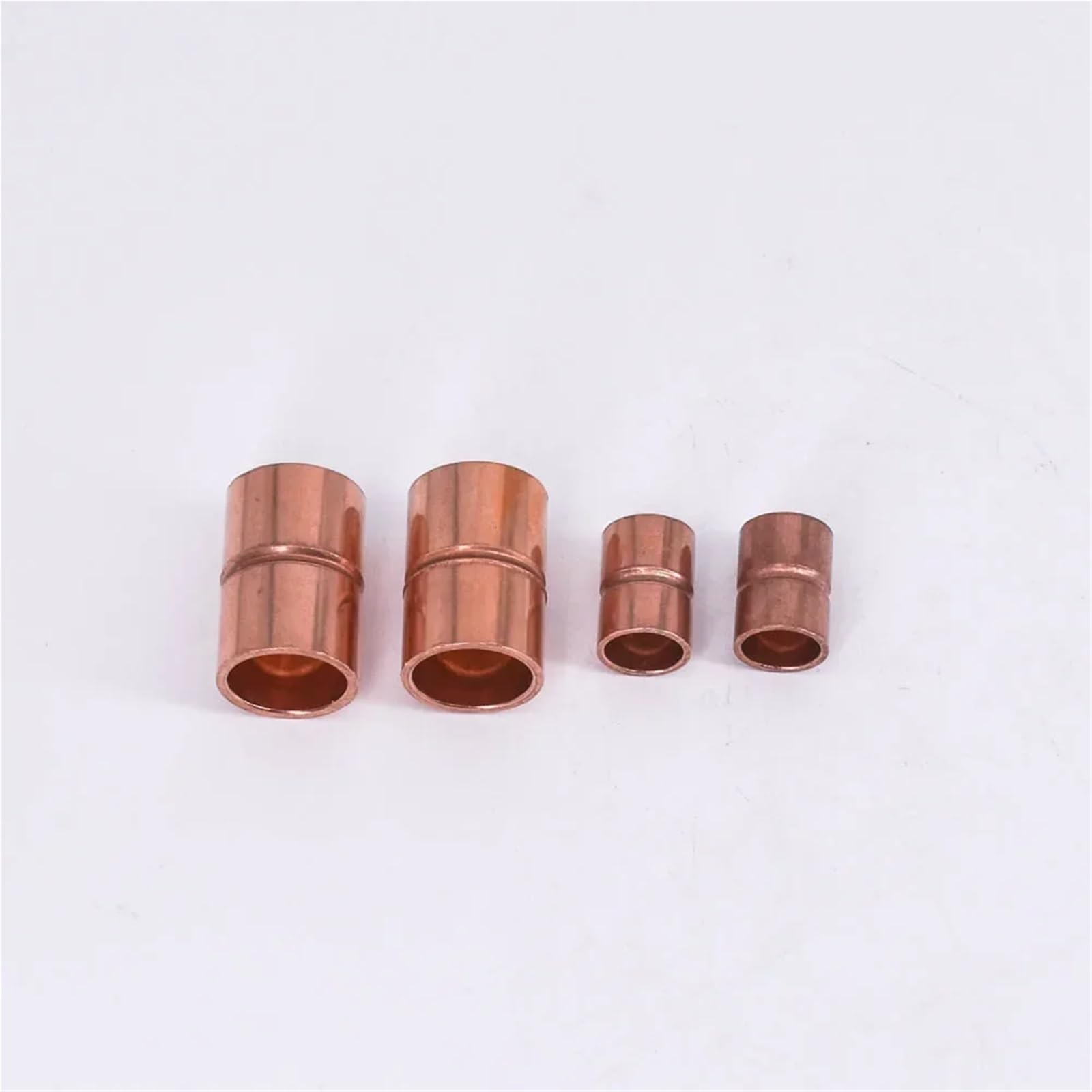6.35-159mm 1/4" 3/8" 1/2" 5/8" 3/4" 1" -6.25" ID Copper End Feed Solder Straight Coupling Pipe Fitting Connector Air Conditioner(26x22mm) Brass Hose