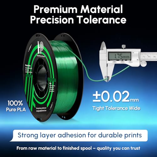 Image of HP3DF PLA Filament, Matte PLA, 3D Printer Filament, PLA Filament 1.75mm Dimensional Accuracy + /- 0.02mm, 1KG Spool (2.2 lbs), Fit Most FDM Printer(Matte Cement Gray)