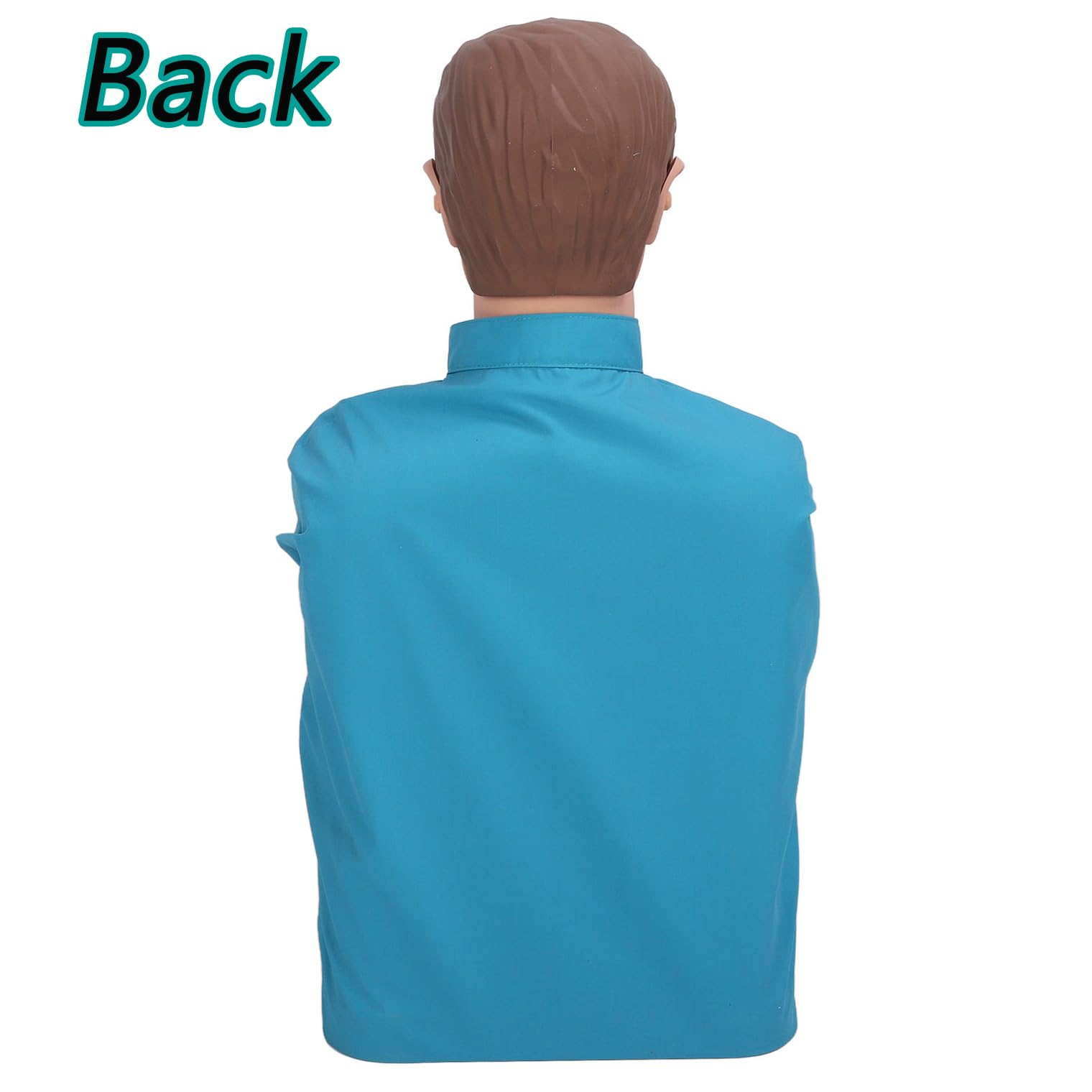 DRXRD Maniquí de Entrenamiento en Primeros Auxilios Cuerpo Medio Muñeco RCP con Mascarilla Reemplazable + 4 Bolsas Pulmonares Reemplazables + Estera + Bolsa de Transporte