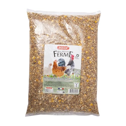 Zolux, Aliment Composé Mélange Poulets Et Poules Basse Cour, 4 kg