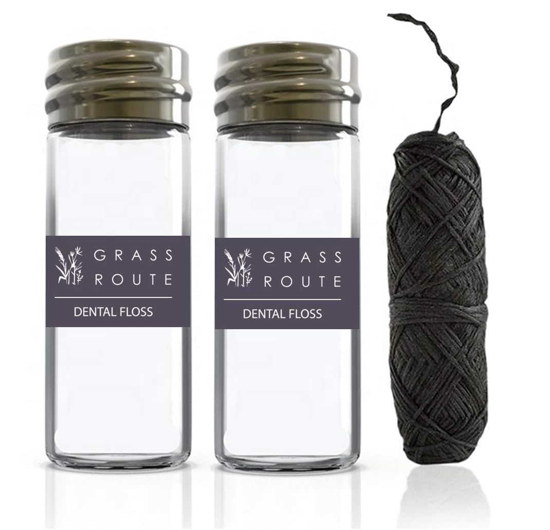 Set of 2 - The Grass Route Dental Floss (B09K5GZ5GR) Amazon Price History, Amazon Price Tracker
