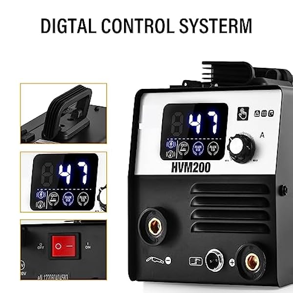 Lödning kit 2 i 1 halvautomatisk migsvetsning, maskininverterare svetsare synergiverktyg, icke gas for gasfri järnlödning (Color : 1.5KG Wire, Size : 1)