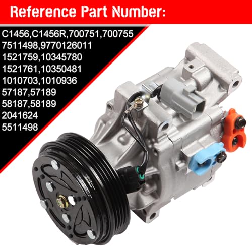 Image of A /C Compressor with Clutch for Kia Optima for Hyundai Santa Fe 2001-2006