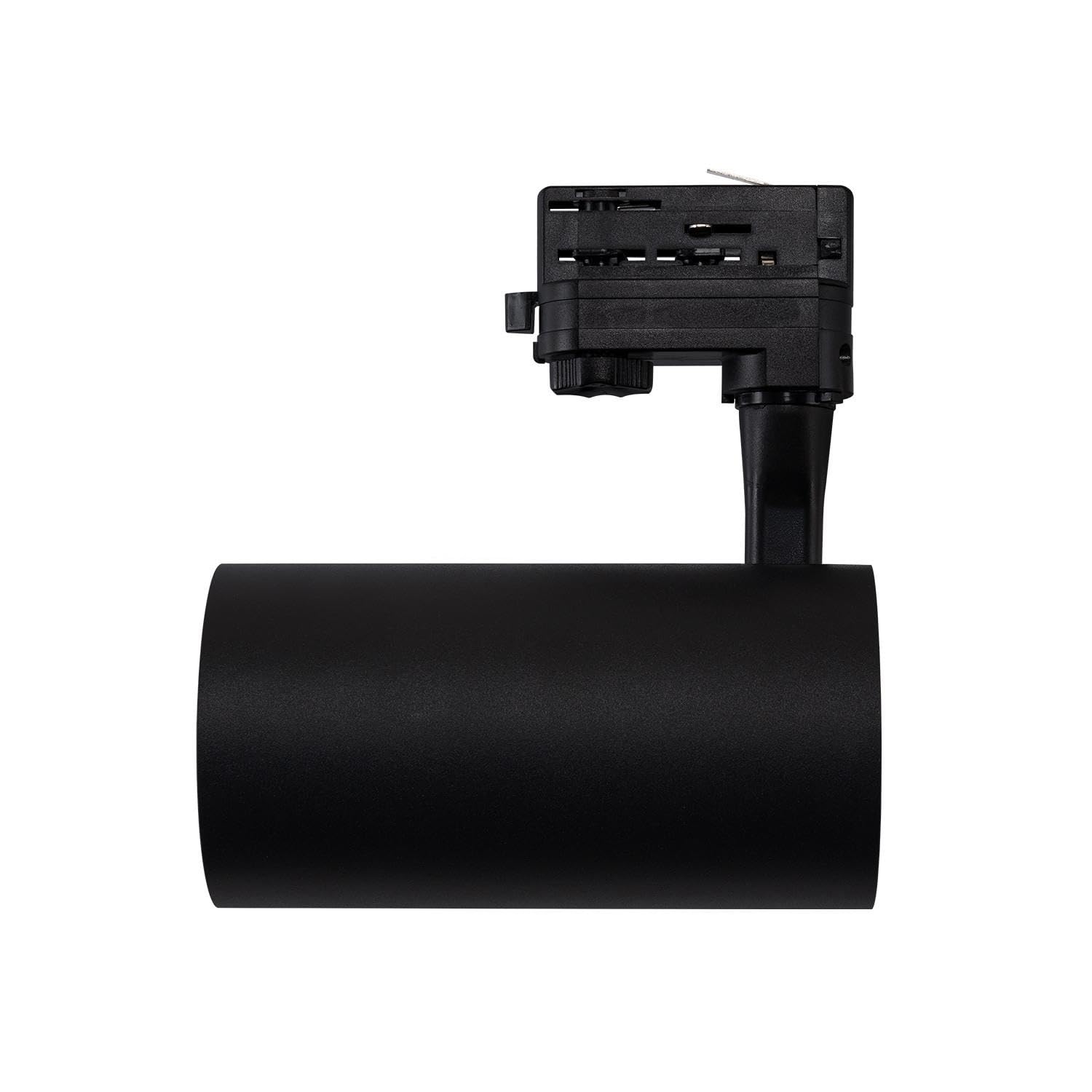 Spot LED sur Rail Triphasé 30W Vulcan Noir 3000K Blanc chaud