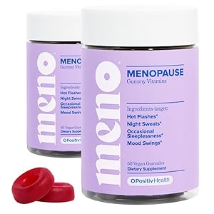MENO Gummies for Menopause, 30 Servings (Pack of 2) – Hormone-Free Menopause Supplements for Women With Black Cohosh & Ashwagandha KSM-66 – Helps Alleviate Hot Flashes, Night Sweats, & Mood Swings