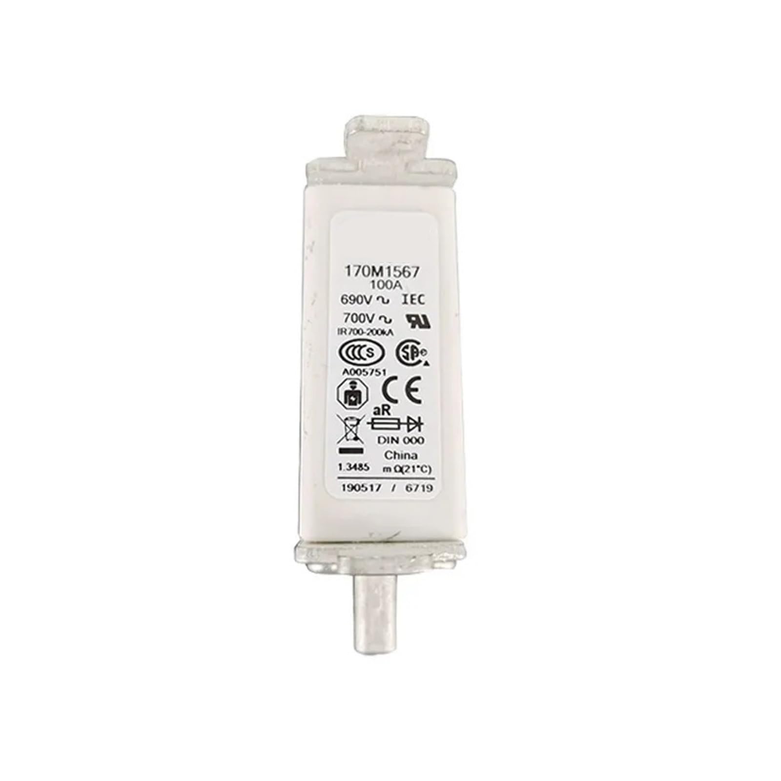 Cleufwko One Color 170M1567 170M1566 Quick Fuse(170M1567)